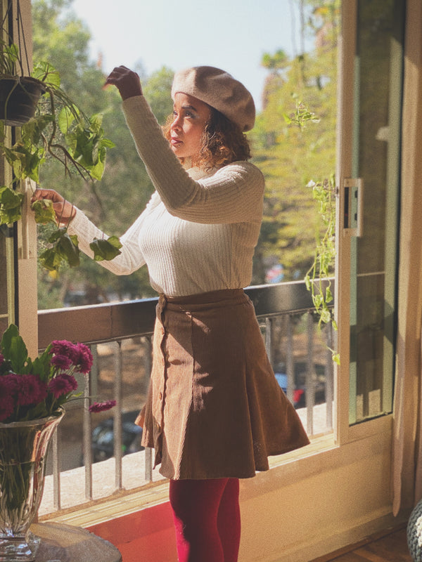 Corduroy Skirt