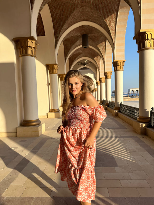 color_Peach Floral