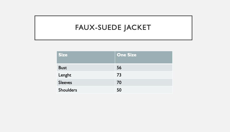 Faux-Suede Camel Jacket