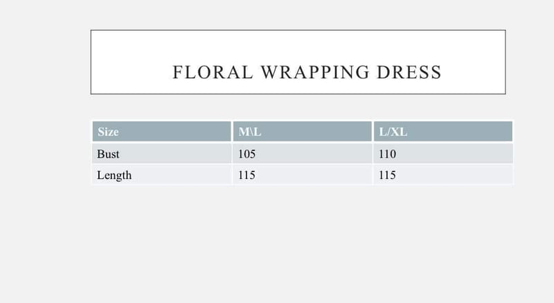 Floral Wrap Dress