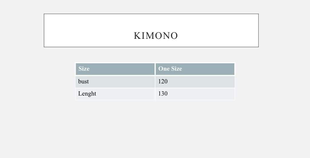 Kimono Set