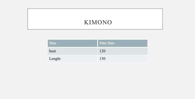 Kimono Set