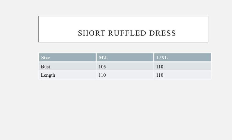 Short Ruffled Dress