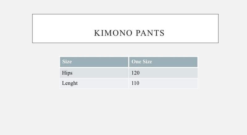 Kimono Pants