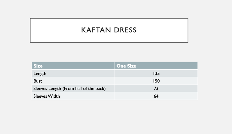 Tawoos Kaftan Dress