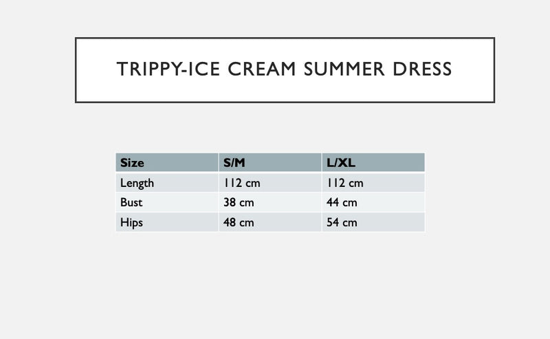 Trippy Ice Cream Summer Dress