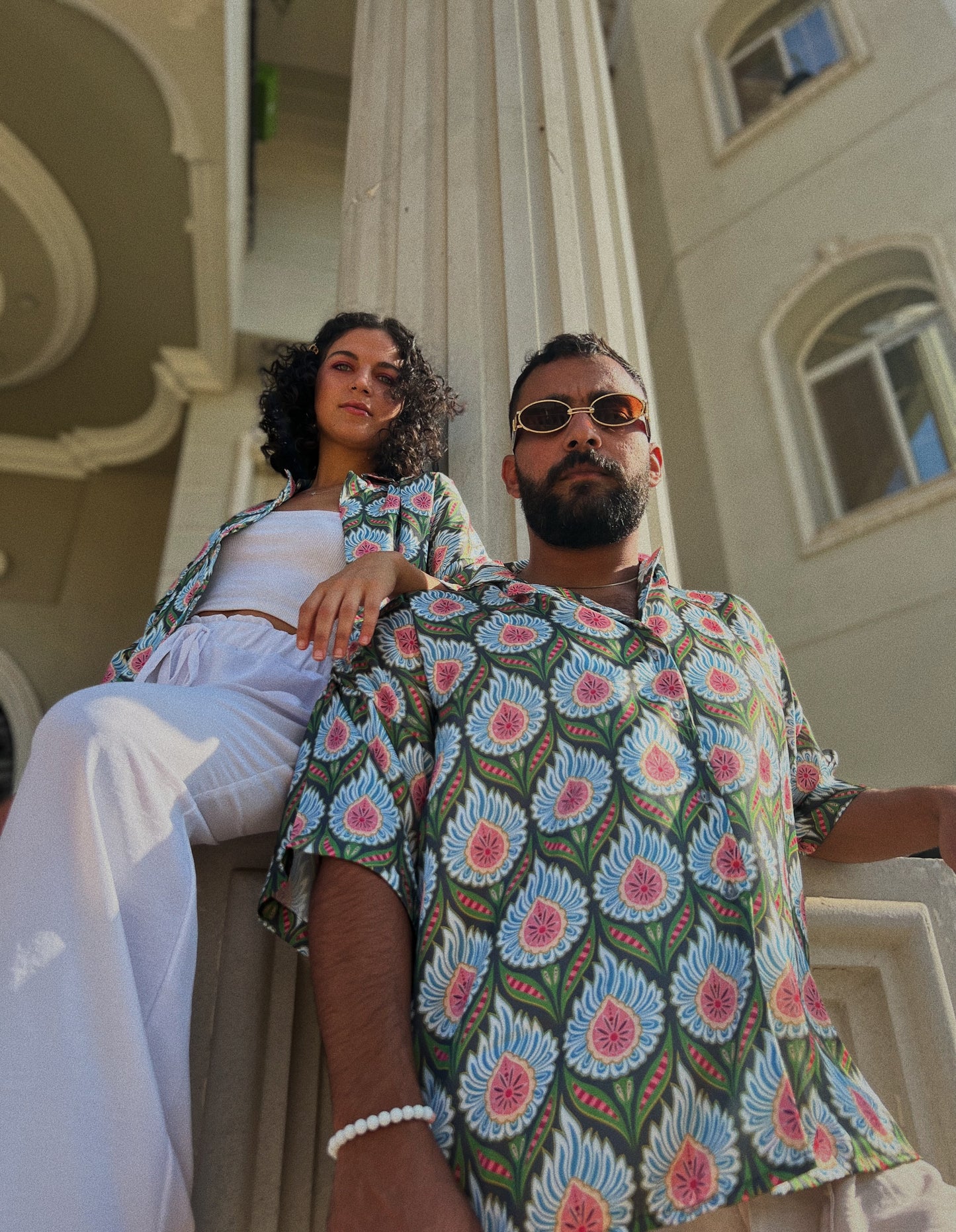 Patterned -Silk Shirt